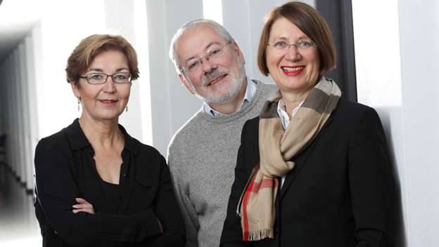 Prof. Dr. Brigitte Jirku, Prof. Dr. António Sousa Ribeiro, Prof. Dr. Dagmar von Hoff